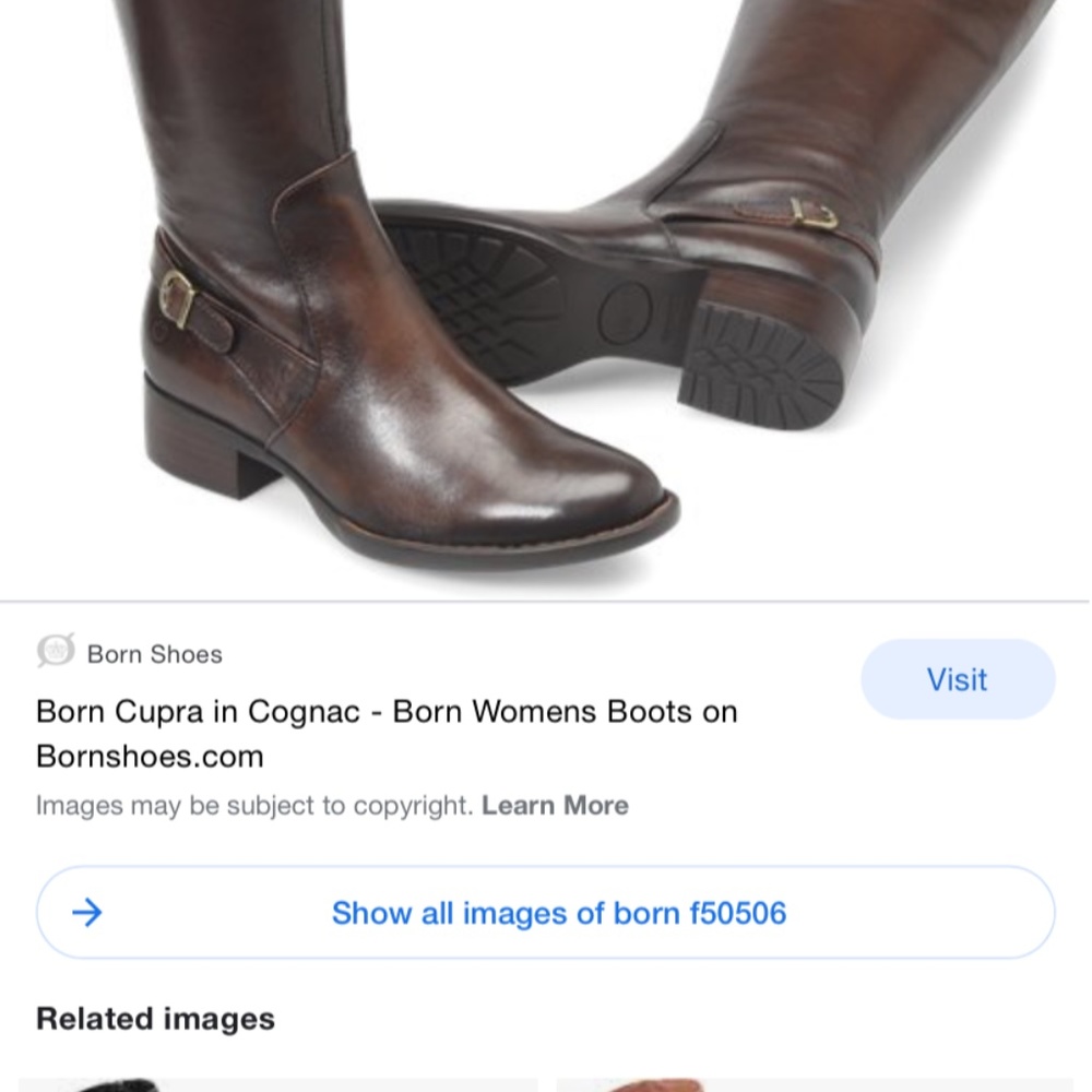 Born leather Cupra Riding Boots *7.5m* - Picture 6 of 6